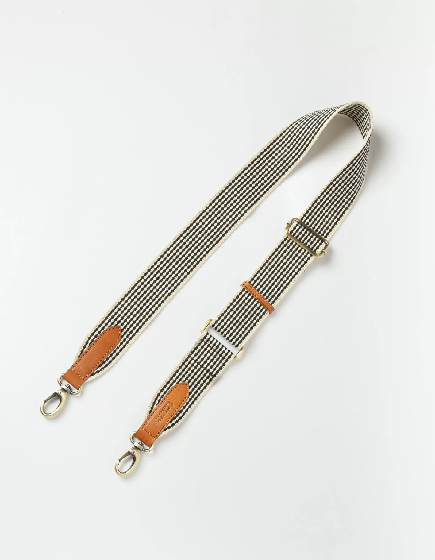 Women O My Bag Checkered Webbing Strap