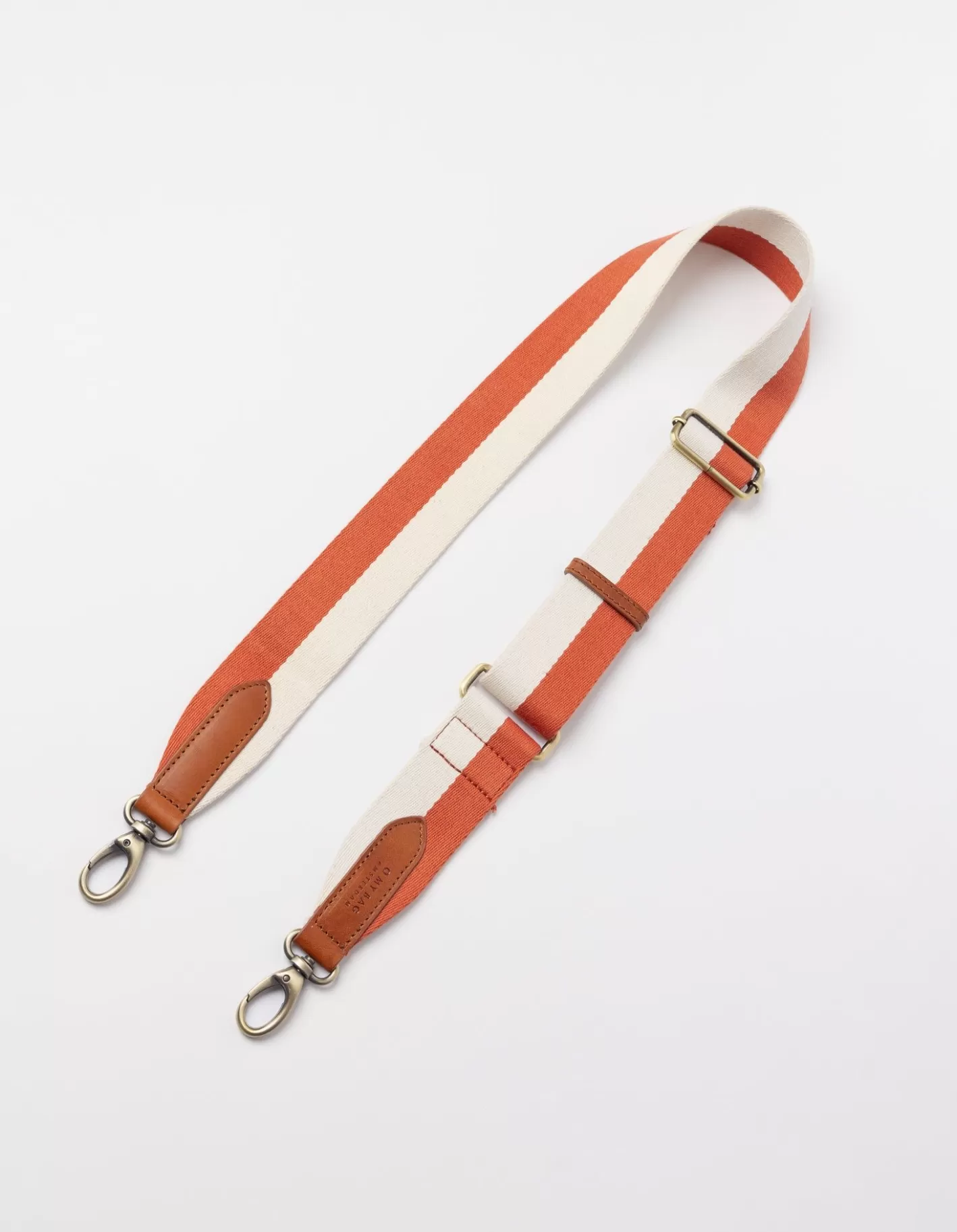 Women O My Bag Striped Webbing Strap